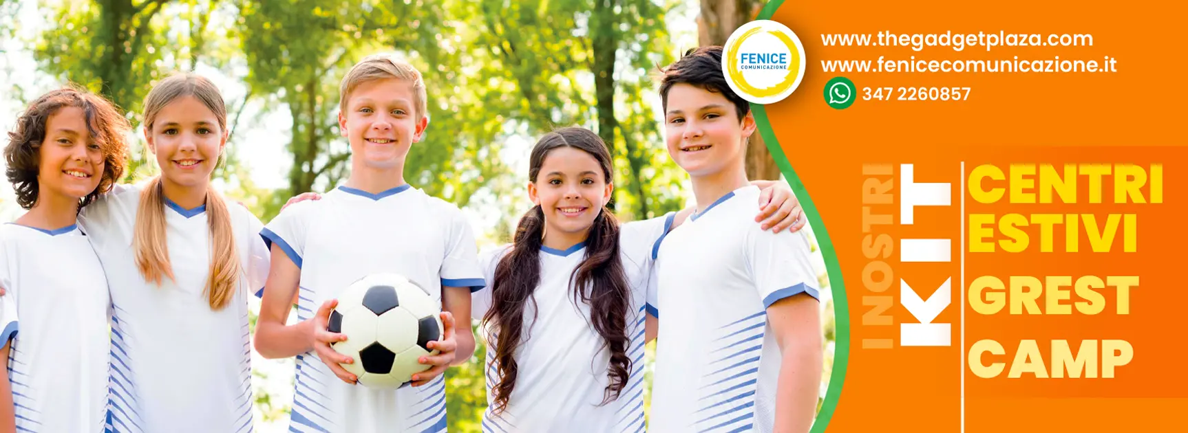 kit sportivi personalizzati, kit sportivi per grest, kit centri estivi, kit sportivi